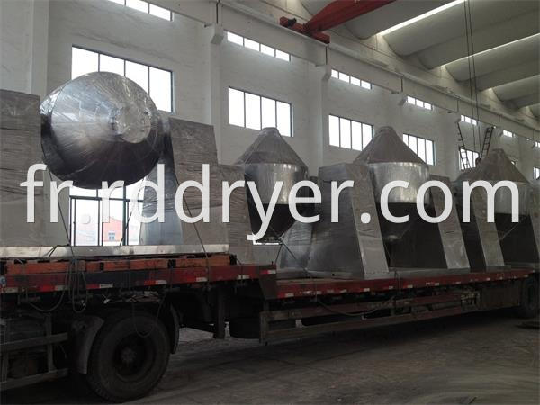 Customer Made Double Cone Drying Machine for Plastic Particles